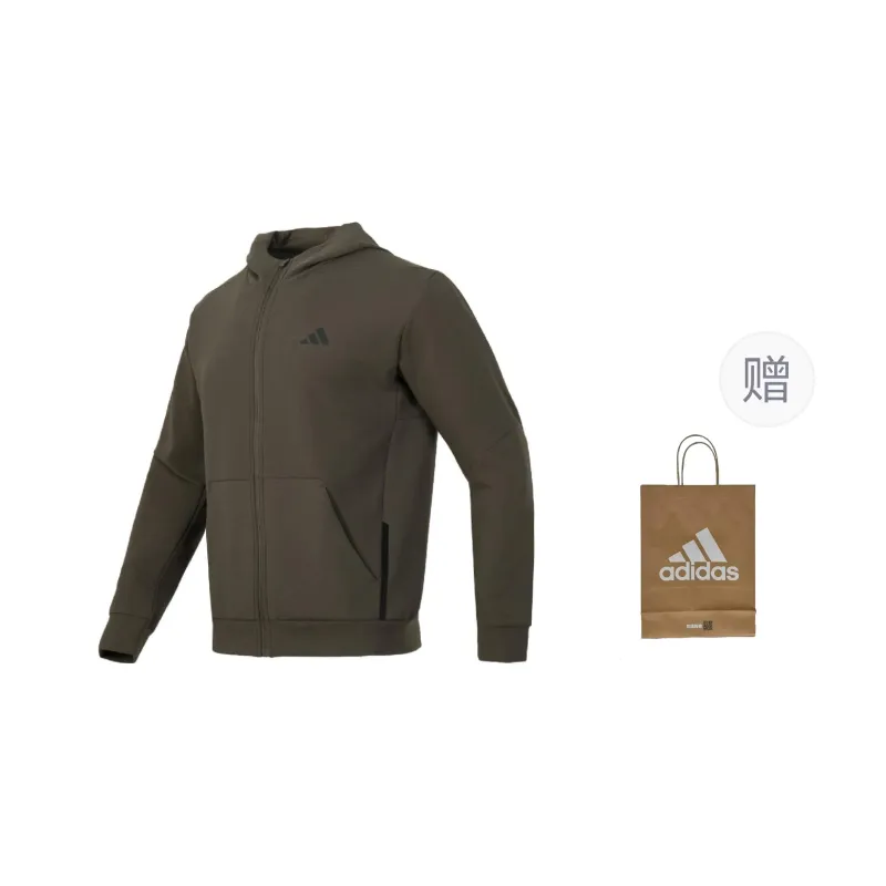 Adidas Jackets Men Olive+Shopping Bag-0