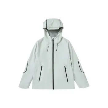 SET FUNS Jackets Coats Unisex Glacier White