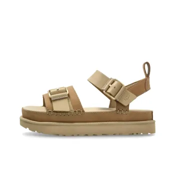 UGG GOLDENSTAR VILLA One Strap Sandals Women's Beige