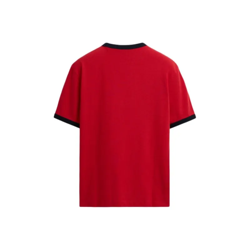ZARA T Shirts Men Red-1