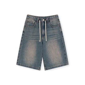 CONKLAB Denim Shorts Unisex Denim Blue