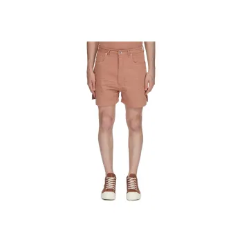 Rick Owens DRKSHDW SS24 Denim Shorts Men's Dark Pink