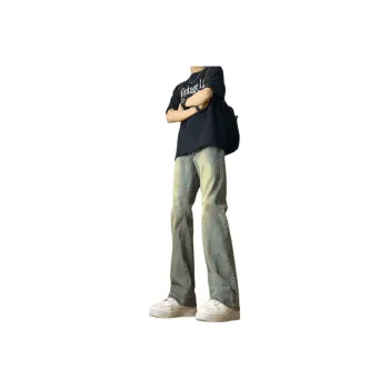 REXSHION Jeans Unisex Vintage Blue