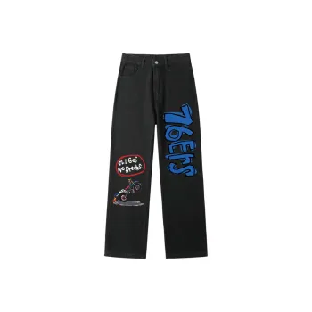 AFTER SCHOOL SPECIAL Jeans Unisex Black