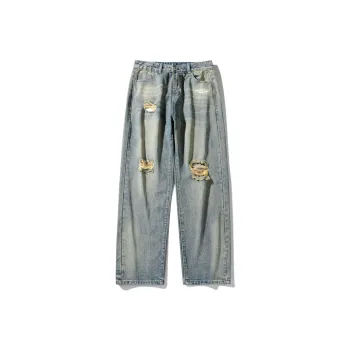 RAINCOME Jeans Unisex Vintage Blue