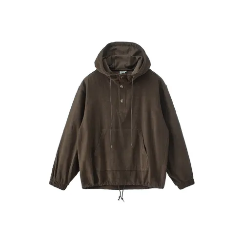 BUTTBILL Washable Hooded Pullover Coat Jacket Unisex