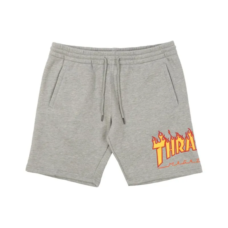 Thrasher Casual Shorts Men Gray-0