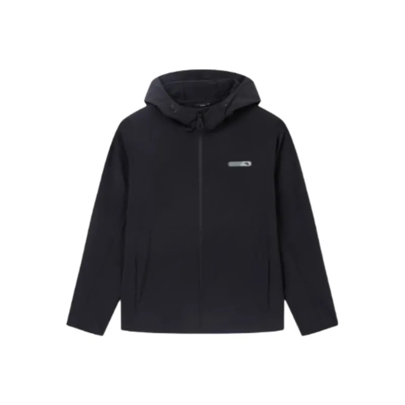 361° Trench Coat Men's Super Black-0