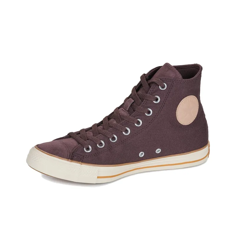 Converse All Star Breathable High Top Canvas Shoes Men's Brown Red-2