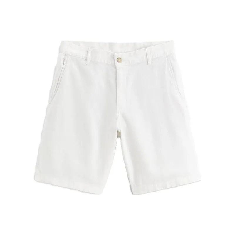 ZARA Denim Shorts Men White-0