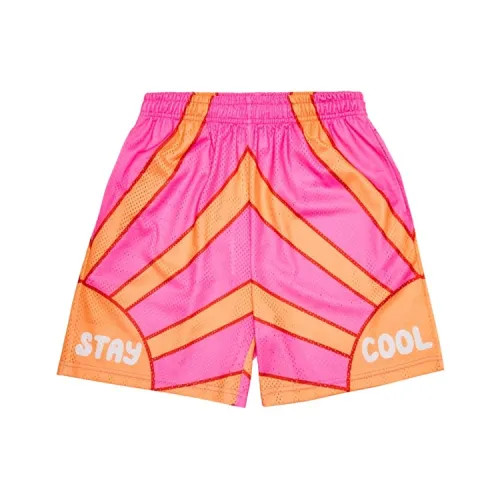 STAYCOOLNYC 레드 남녀공용 캐주얼 반바지