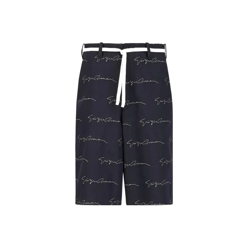 AMANI Denim Shorts Men's Navy Blue-0