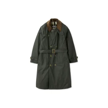 BARBOUR Trench Coat Men's Green