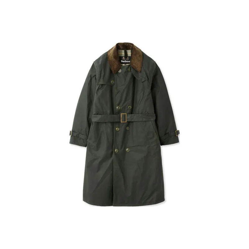BARBOUR Trench Coat Men's Green-0