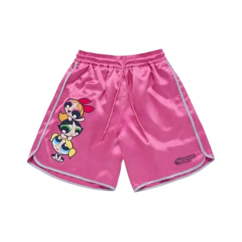 Acme De La Vie/ADLV x FEITIANXIAONVJING LIANMINGKUAN Casual Shorts Unisex Pink-0