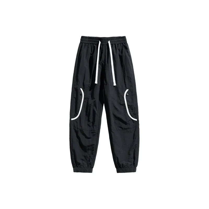 UPZCY Cargo Pants Unisex Twilight Black-0