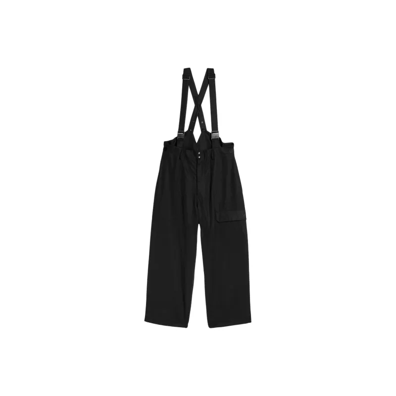 Adidas Free Shipping With AdiClub Y-3 Washed Twill Suspender Pants-0