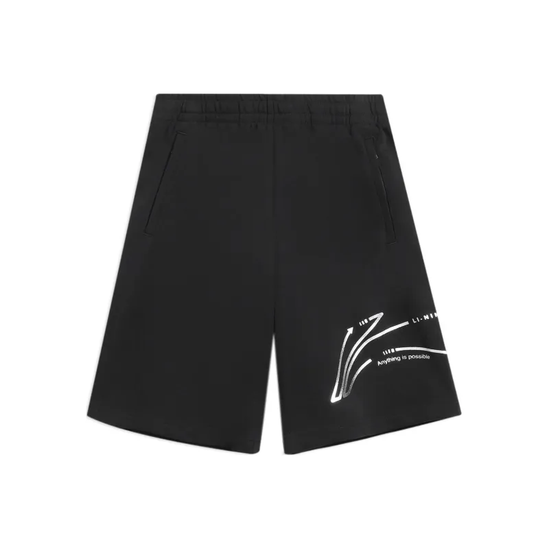LiNing Sports Fashion Collection Casual Shorts Men's Black-0