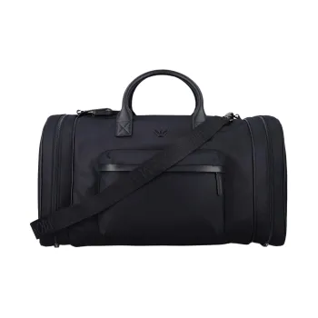 EMPORIO ARMANI Polyester One Shoulder Handbag, Travel Bag Men's Black