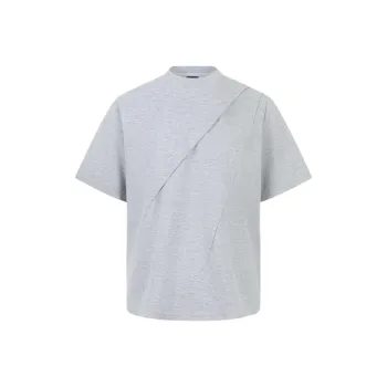 DUATOGE T Shirts Men Gray 