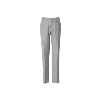 RARE Suit Trousers Men Gray