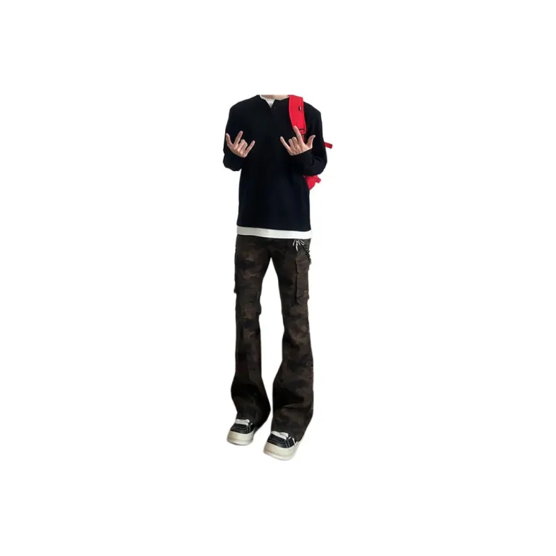 CORNILOT Cargo Pants Unisex Camouflage-0