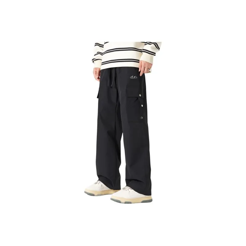 Caramella Cargo Pants Unisex Black-0