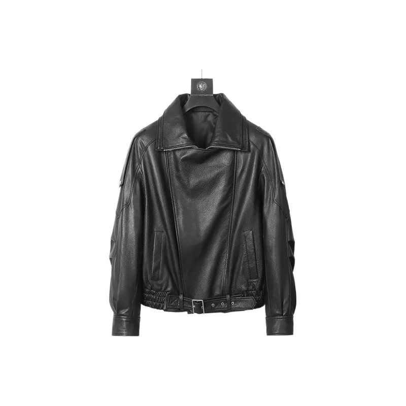 Devanro Leather Jackets Men Black-0