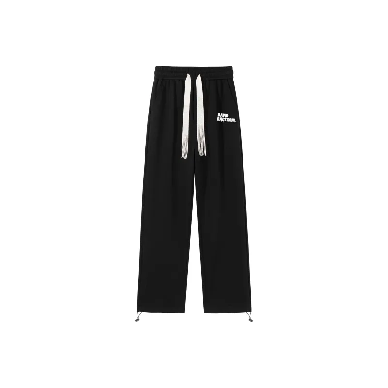 David Bakken Casual Pants Unisex Black-15