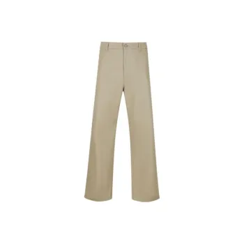 CELINE Button Detailed Straight Leg Trousers
