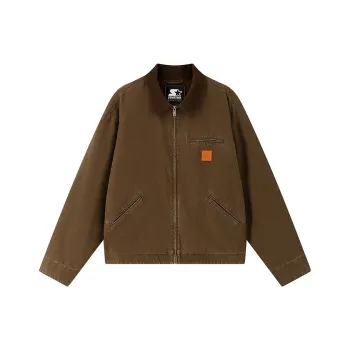 STARTER Puffer Jacket Unisex Brown