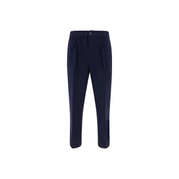 Ami Paris Pleated Elasticated Waistband Trousers