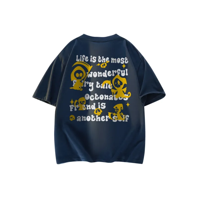 Small Columns Under The Sea T Shirt Unisex-4