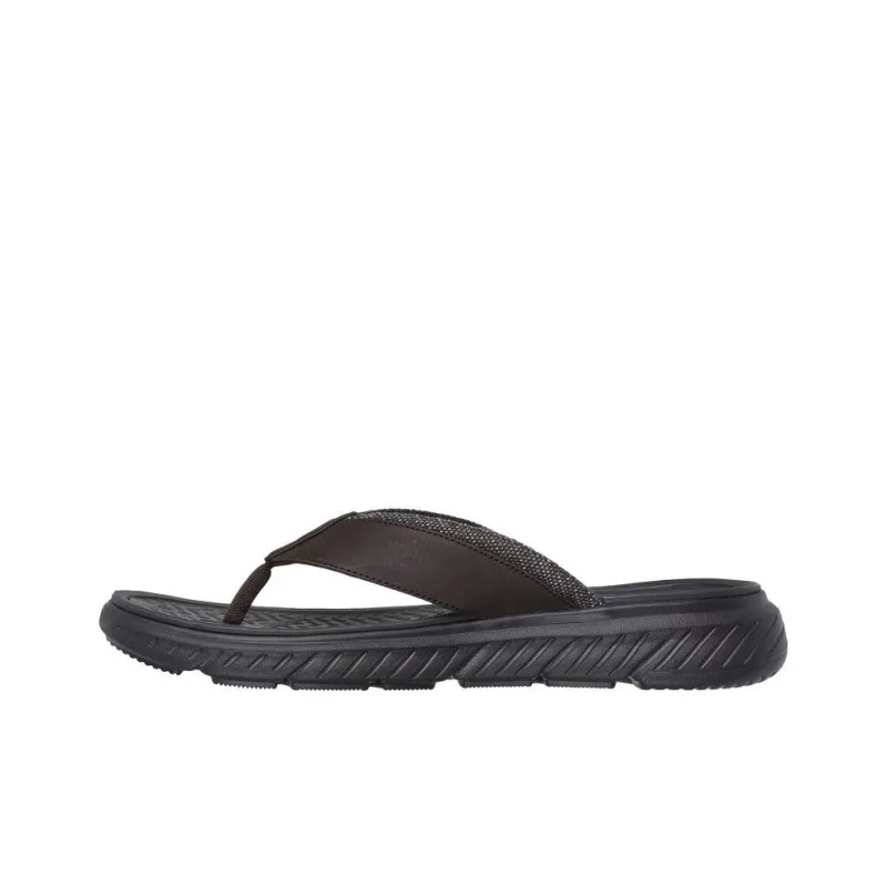 Skechers HARVER Flip Flops Men's Brown-2