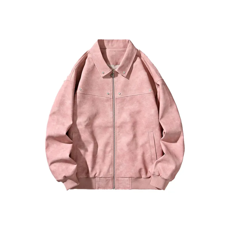 THREEAGAINTHR33 Leather Jacket Unisex-3