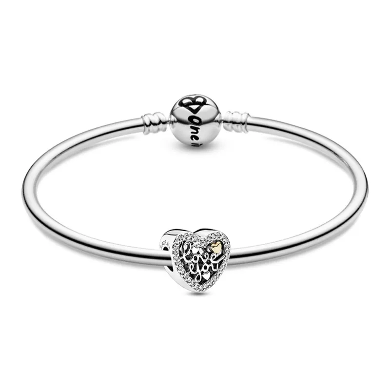 Pandora 925 Sterling Silver Bangles Unisex-0
