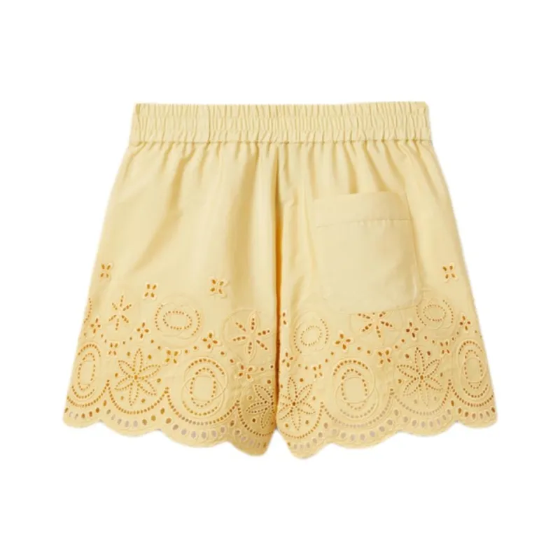 La DOUBLEJ. Casual Shorts Women's Yellow-1