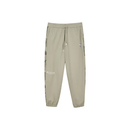 JACK JONES· x NBA Casual Pants Men's Light Green