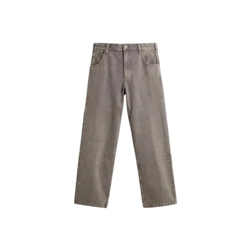 ZARA SS25 Jeans Men's Zebra Print Brown