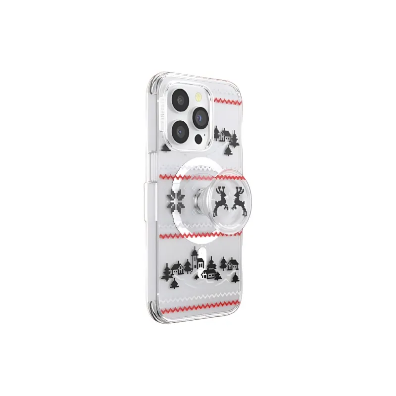 PopSockets TPU Material Winter Day Melody Phone Cases Compatible With IPhone 14/13/12 Series Cute Style-3