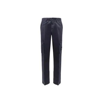 STONE ISLAND Cargo Pants Men's Blue