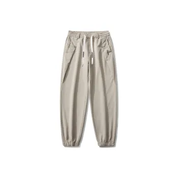 WISOZZ Casual Pants Men Apricot