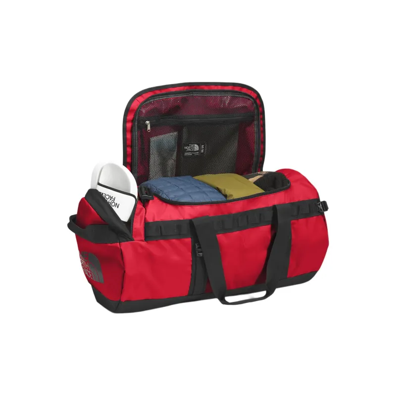 THE NORTH FACE Recycled Polyester Travel Bag 71L Unisex Red & Black-3