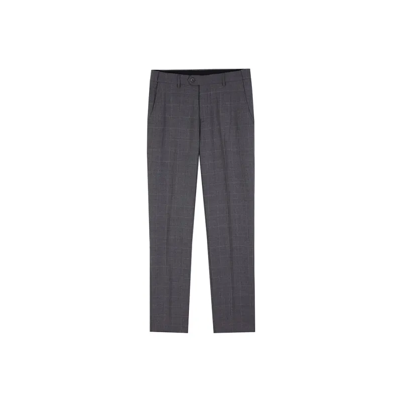 DIDIBOY Suit Trouser Men's Coffee Plaid-0