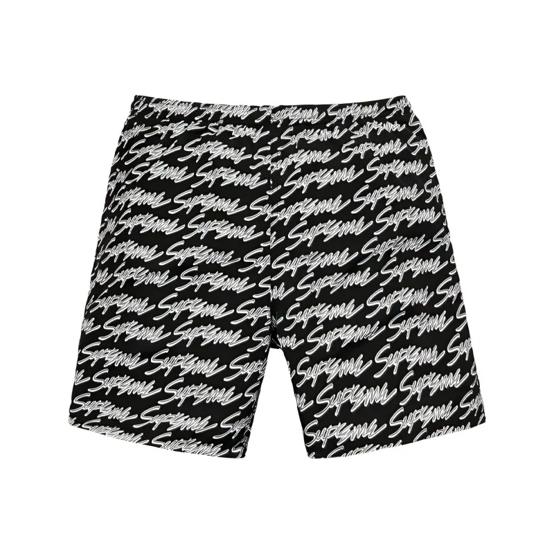Supreme Signature Script Logo Water Short-0