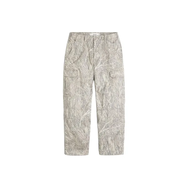 Hollister Cargo Pants Men's Cream-0