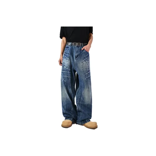 ALL IN Jeans Mens Elegant Apricot's Cloisonne Blue