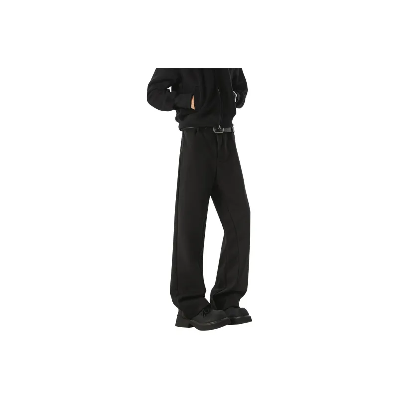 FONDLOOK Versatile Fitted Straight Fit Pants Men's-2