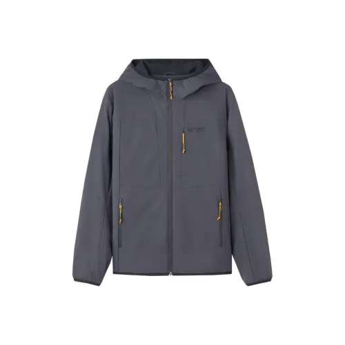 Skechers Mountain And Wild Outdoor Series Puffer Jacket Men's Dark Gray