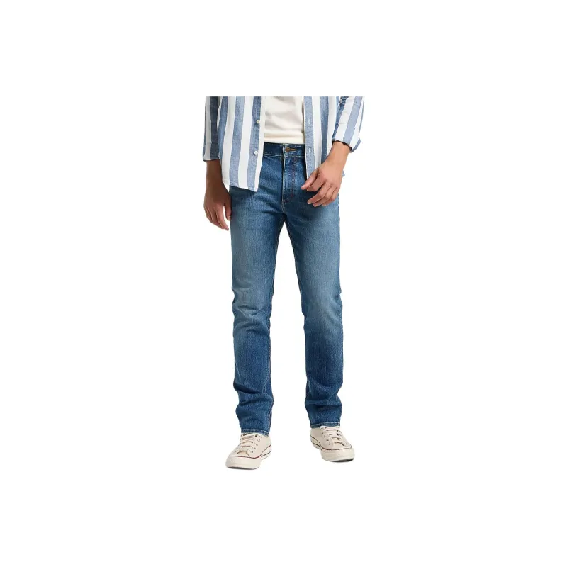 Lee Jeans Men's Stone Wash Blue-0